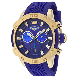 Reloj Crono swiss Blue-Gold-Isw