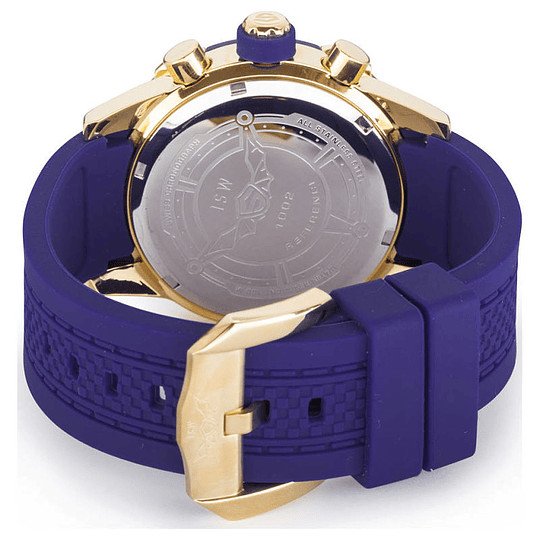 Reloj Crono swiss Blue-Gold-Isw