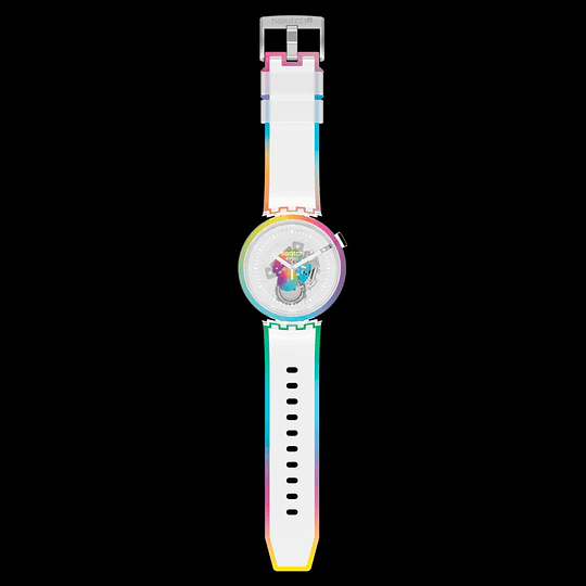 Reloj Swatch Lets Parade Transparente