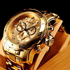 Reloj Dorado Invicta pro diver Gold