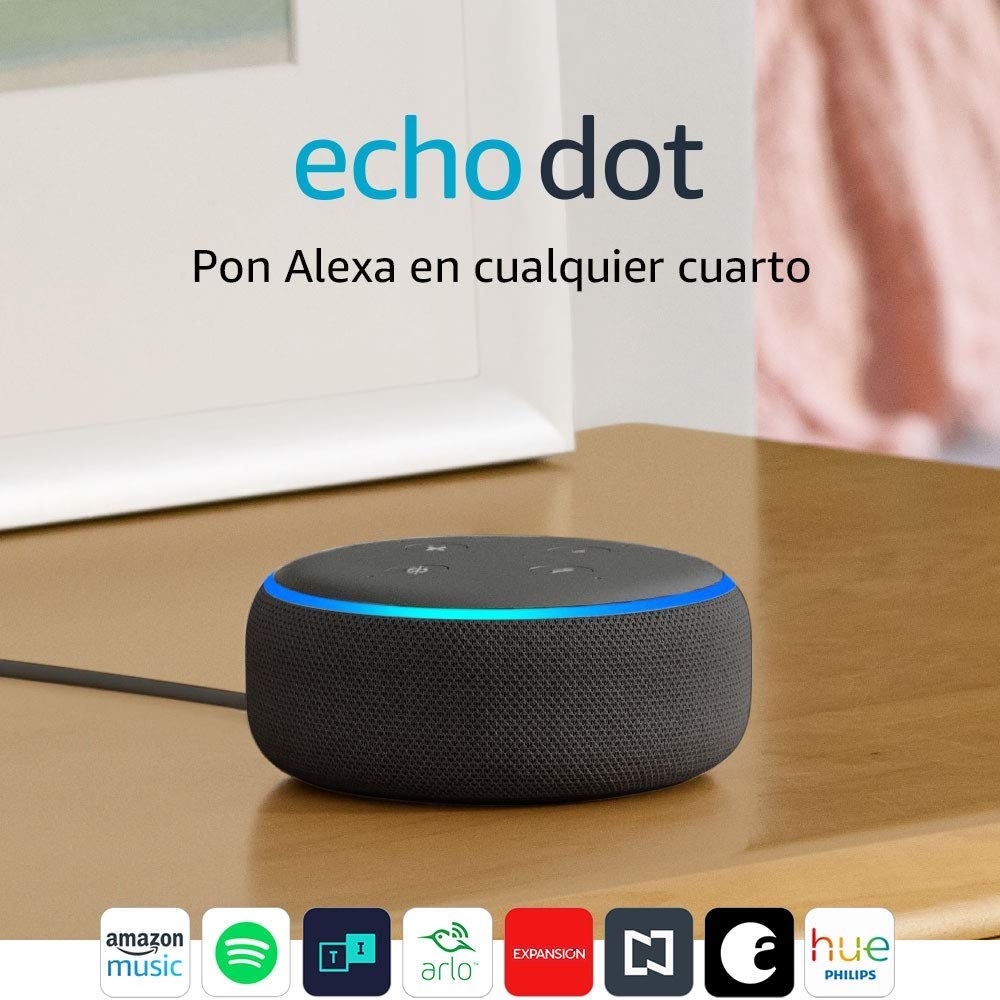 amazon echo dot 3rd gen com asistente virtual alexa