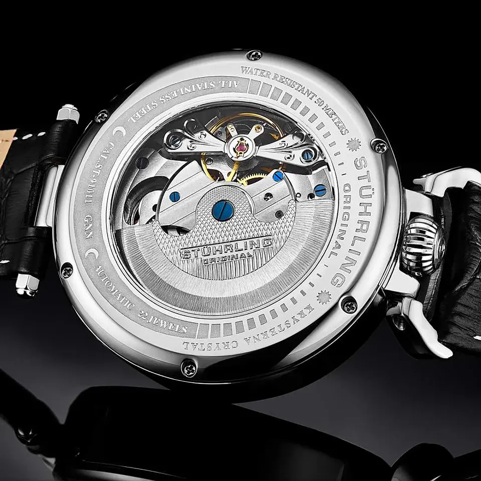 Reloj Stuhrling Original Módena Dual Time Automático 988 6