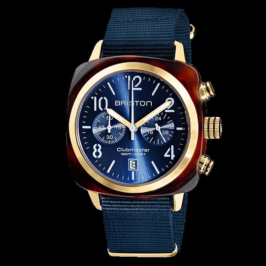 Reloj Briston Clubmaster Cronógrafo Azul