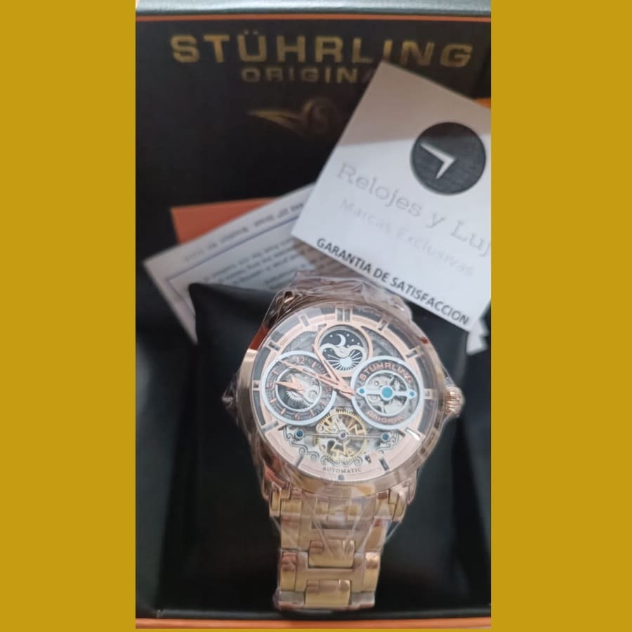 Reloj Automático Stuhrling Luciano 371b 4