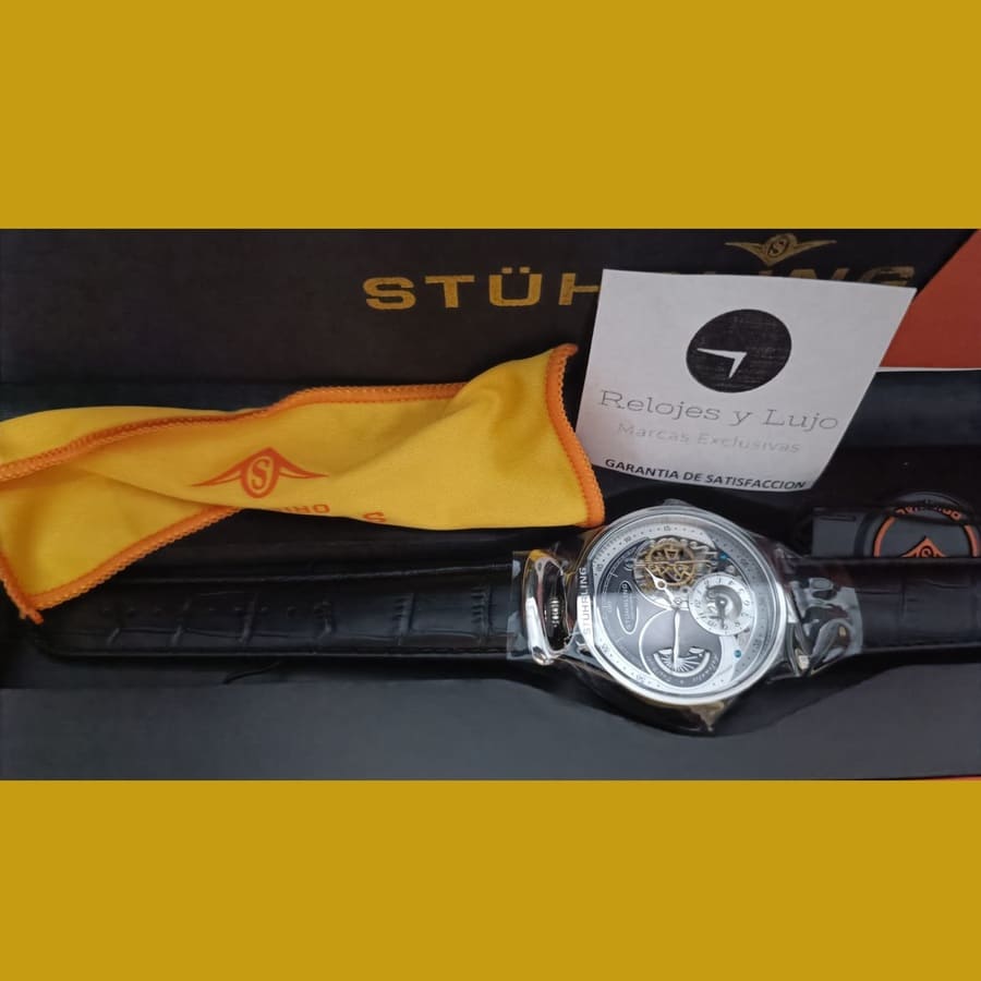 Reloj Stuhrling Original Módena Dual Time Automático 988 4