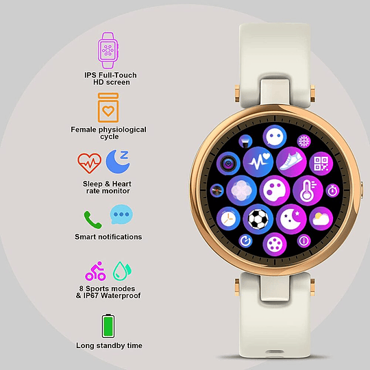 Reloj Smartwatch de lujo para mujer