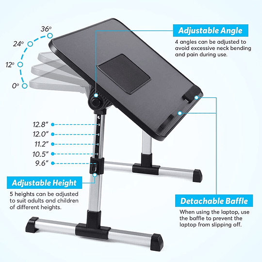 Mesa Escritorio plegable Para Portátil 