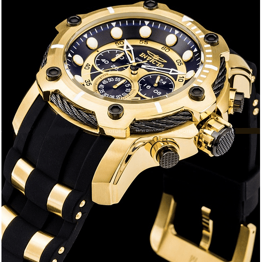 RELOJ INVICTA BOLT BLACK GOLD