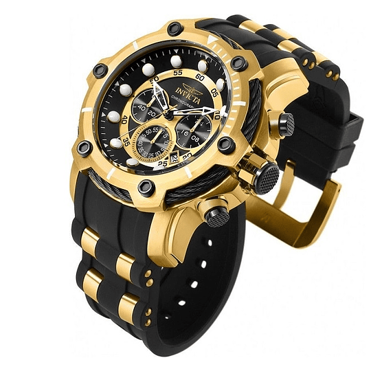 RELOJ INVICTA BOLT BLACK GOLD