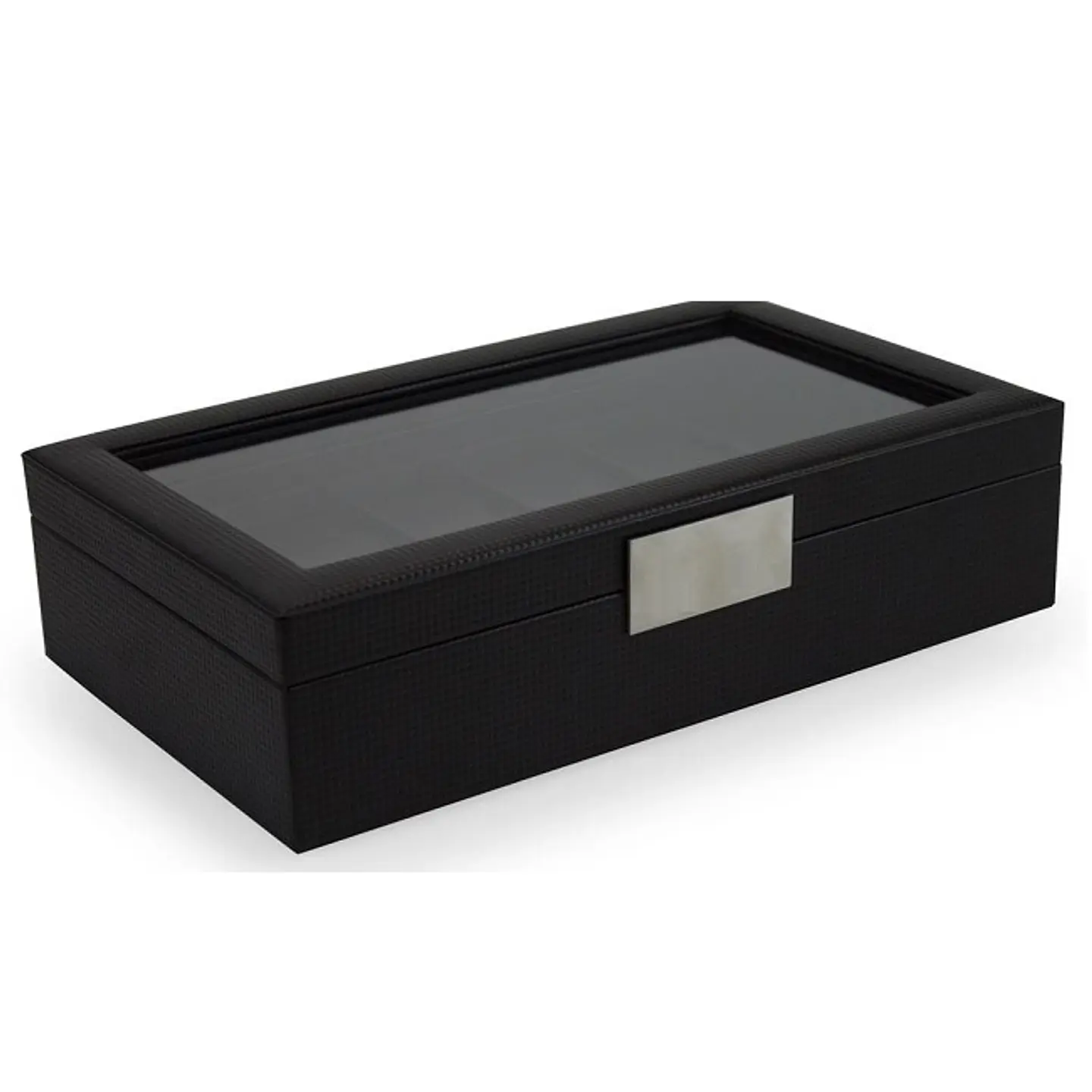 Estuche Caja de Lujo para 12 relojes Glenor Original carbón fiber 3