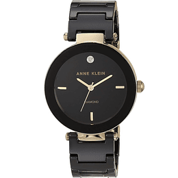 Reloj negro Mujer Anne Klein Diamond