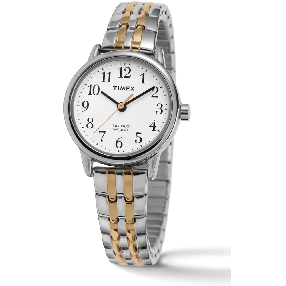 Timex Reloj para hombre con fecha de fácil lectura y brazalete de acero  inoxidable de 38 m Timex Timex