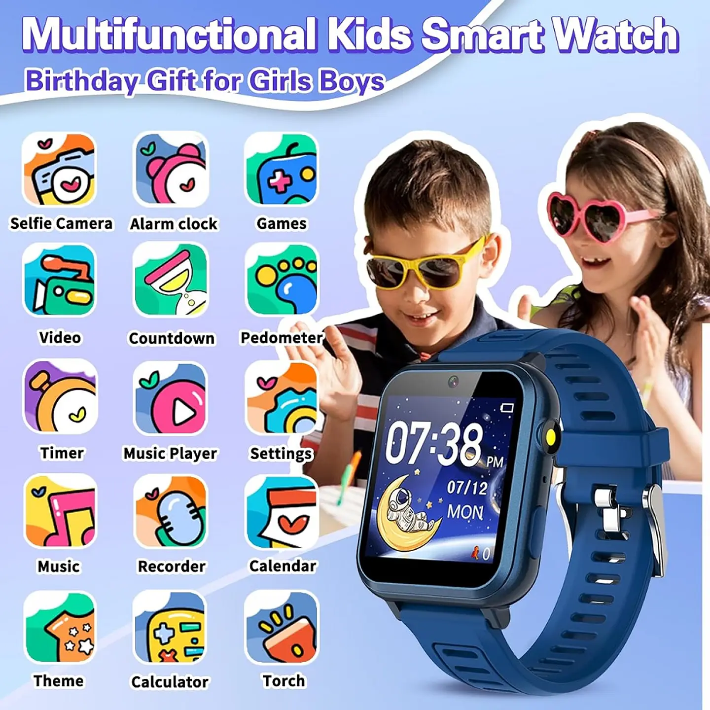 Reloj Inteligente para Niños y niñas Multifunc 2