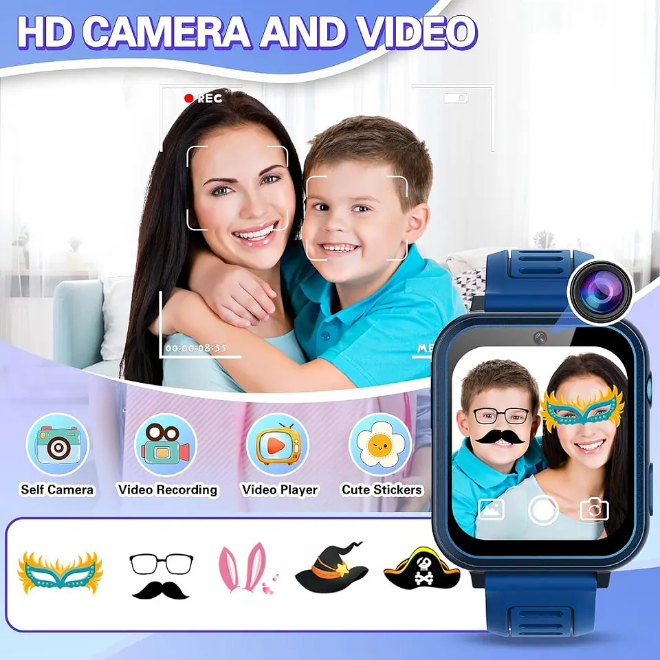 Reloj Inteligente para Niños y niñas Multifunc 3