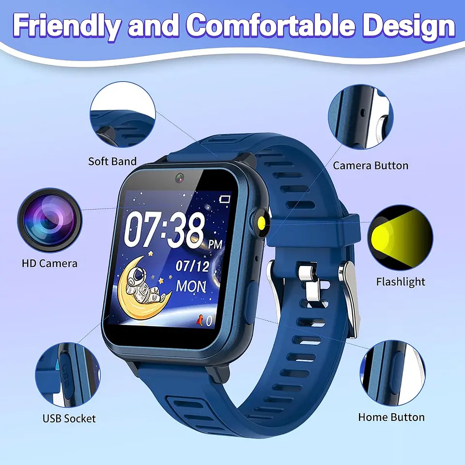 Reloj Inteligente para Niños y niñas Multifunc 4
