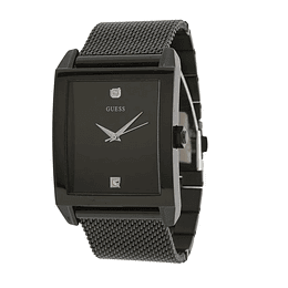 Reloj Rectangular negro Guess