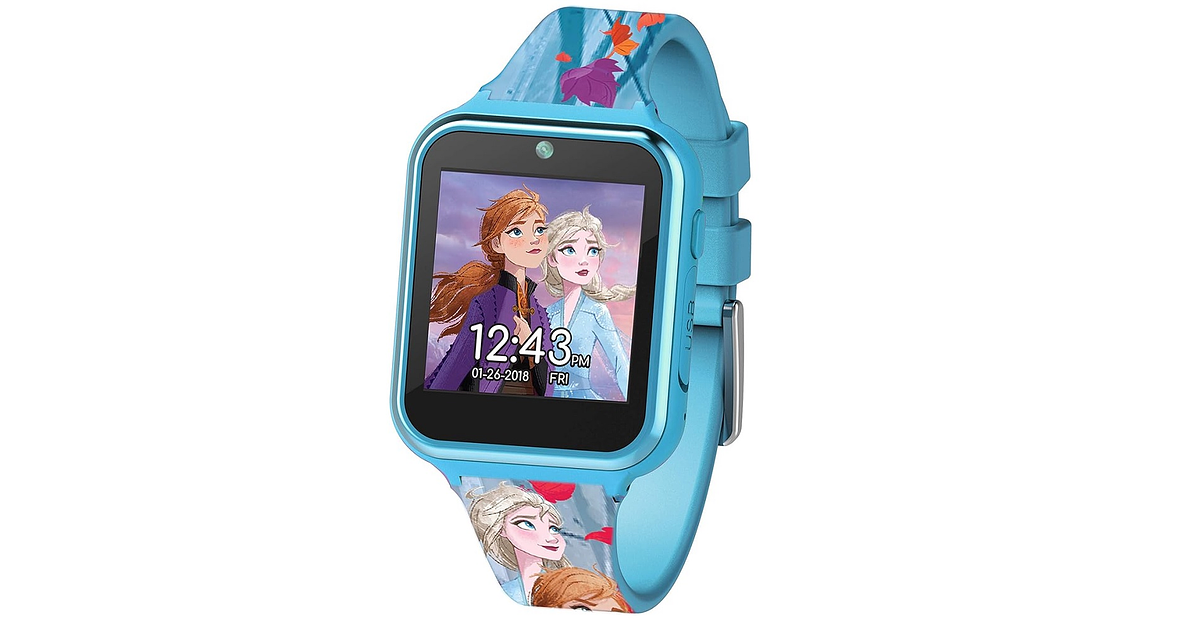Reloj inteligente Accutime Kids Disney Frozen con cámara par