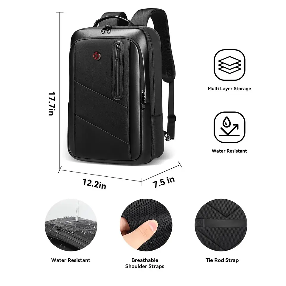 Morral Negro de Viaje-negocios Crossgear 3