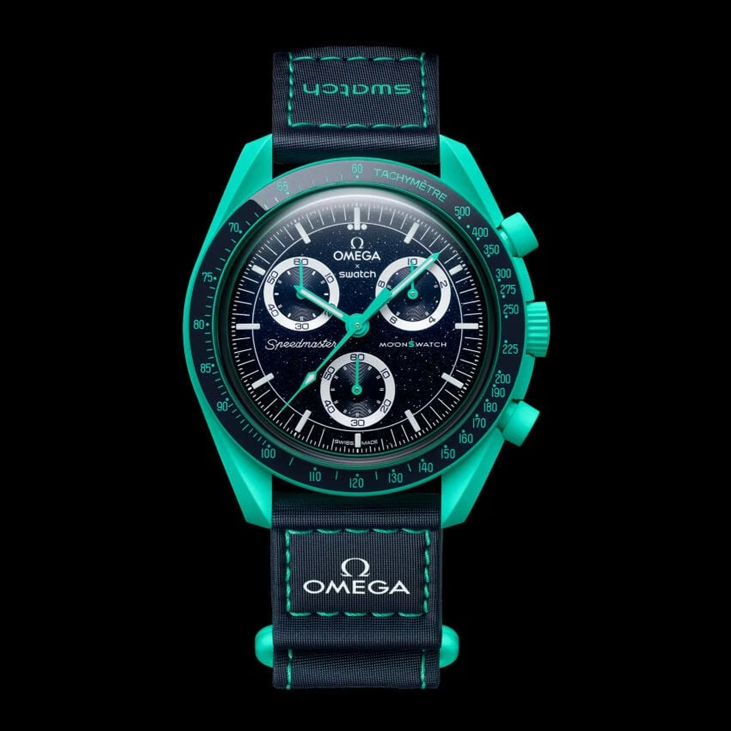 Reloj-Swatch x Omega Mission on earth Polar-lights SO33L103 4