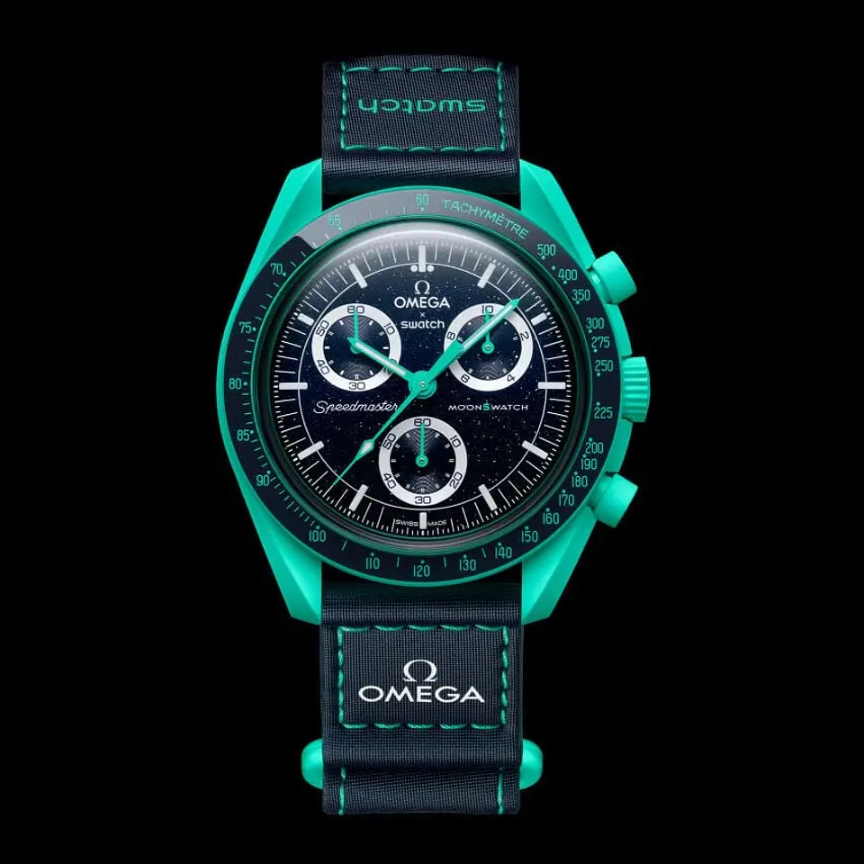 Reloj-Swatch x Omega Moonswatch Mission on earth Polar-lights SO33L103 4