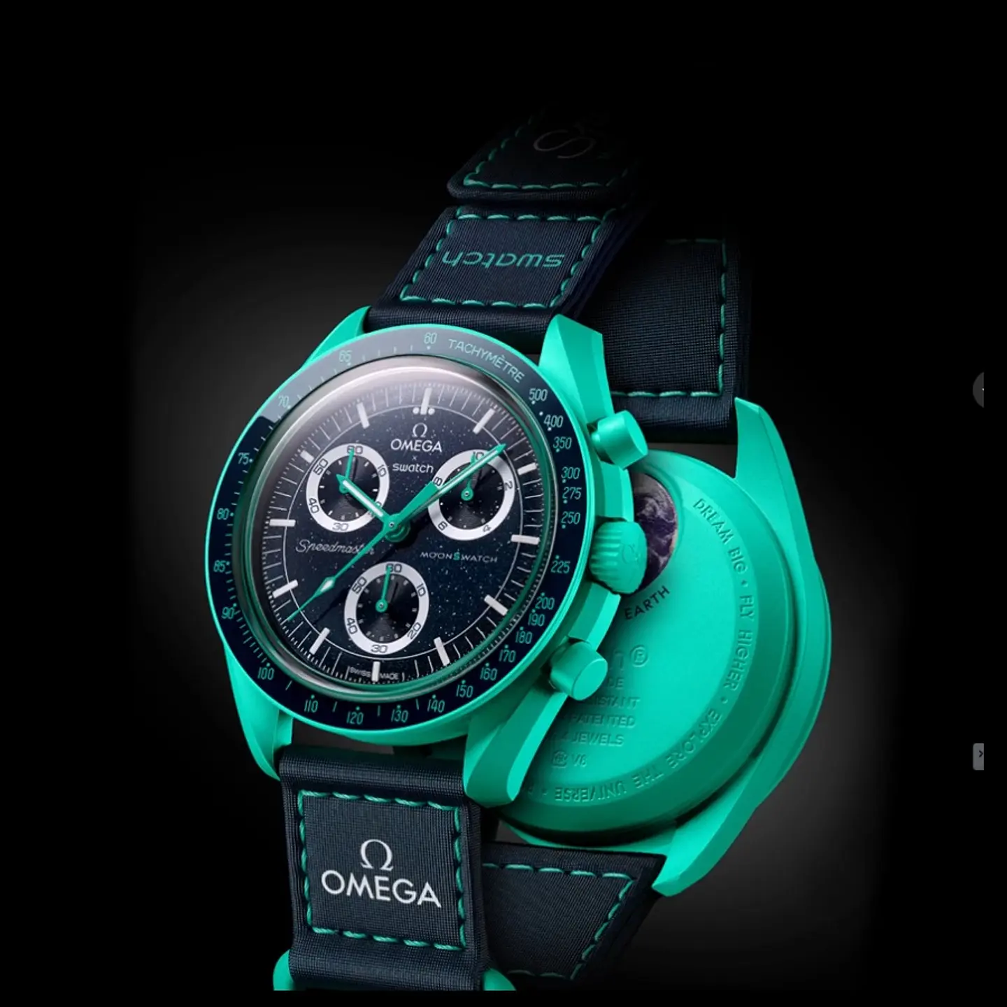 Reloj-Swatch x Omega Moonswatch Mission on earth Polar-lights SO33L103 2