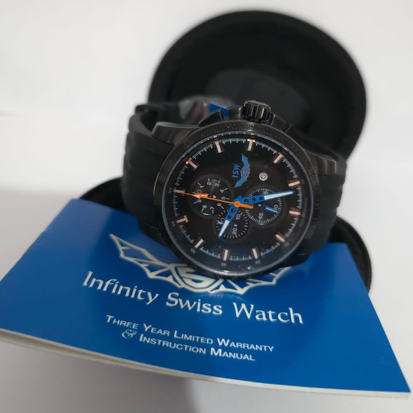 Reloj Cronógrafo Isw swiss black 2