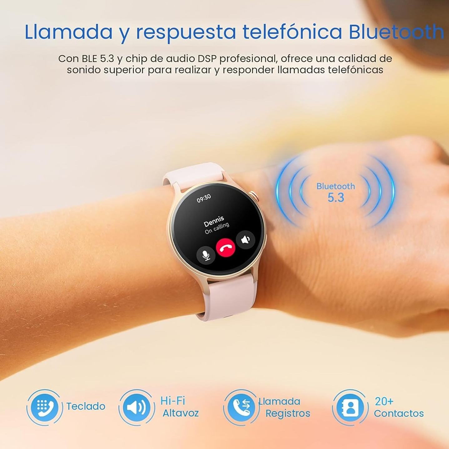 Reloj Inteligente smartwatch-mujeres-amoled-llamadas 2
