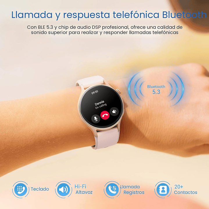 Reloj Inteligente smartwatch-mujeres-amoled-llamadas 2