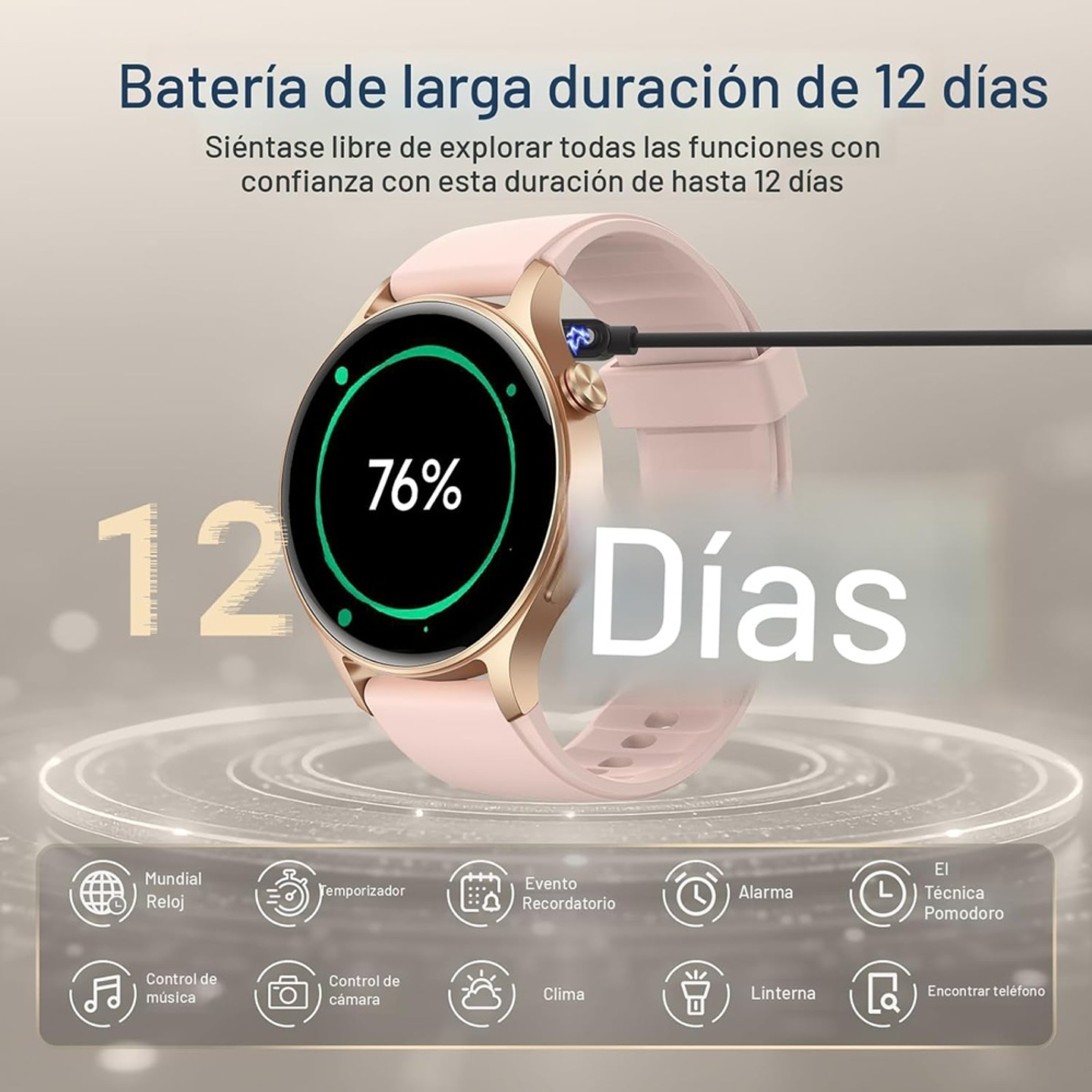 Reloj Inteligente smartwatch-mujeres-amoled-llamadas 6