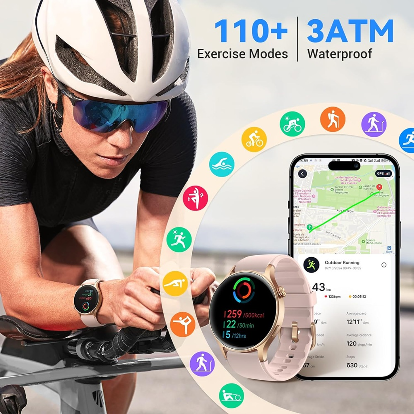 Reloj Inteligente smartwatch-mujeres-amoled-llamadas 8