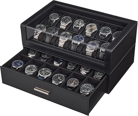 Caja estuche de lujo para 24 Relojes