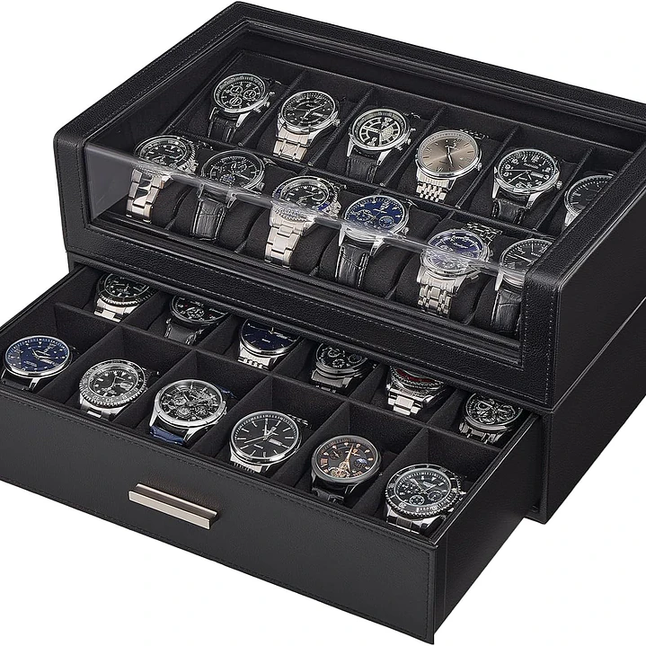 Caja estuche de lujo para 24 Relojes 1