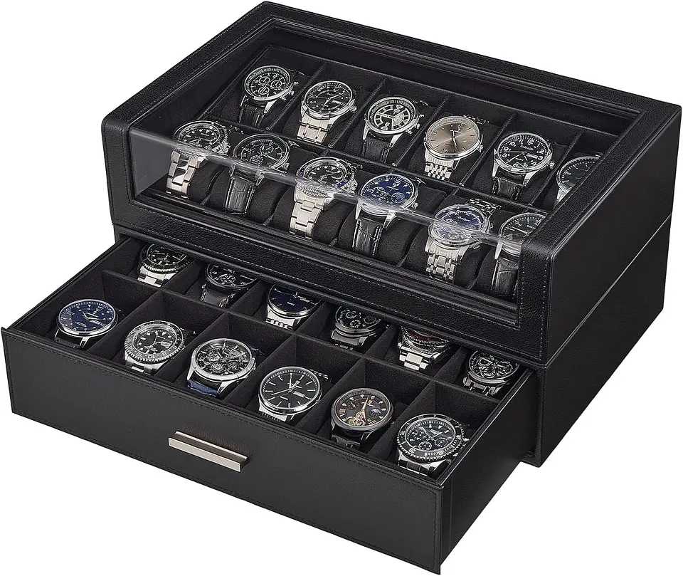Caja estuche de lujo para 24 Relojes 1