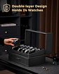 Caja estuche de lujo para 24 Relojes - Miniatura 4