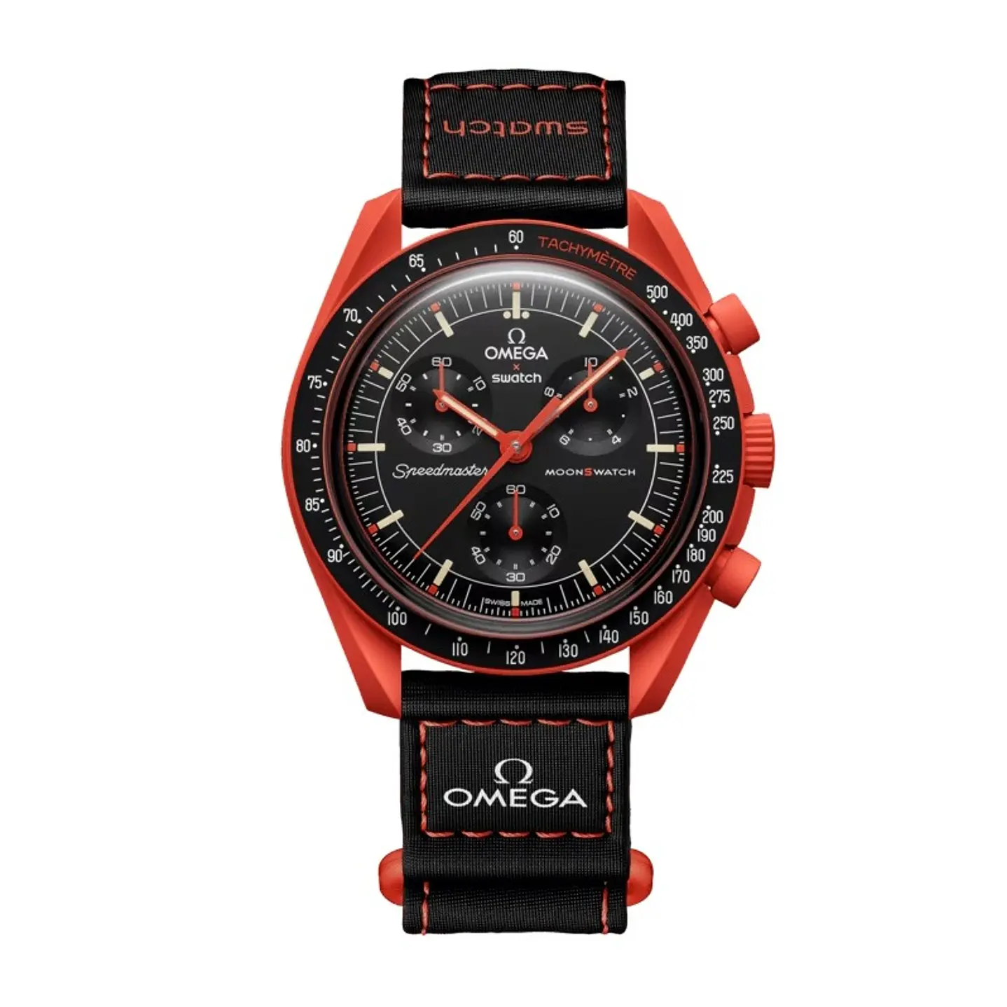 Reloj Swatch x Omega Moonswatch Mission on earth Lava SO330100 2