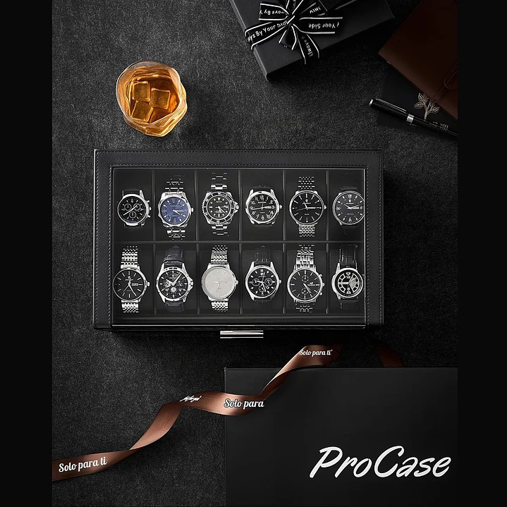 Caja estuche de lujo para 24 Relojes 5