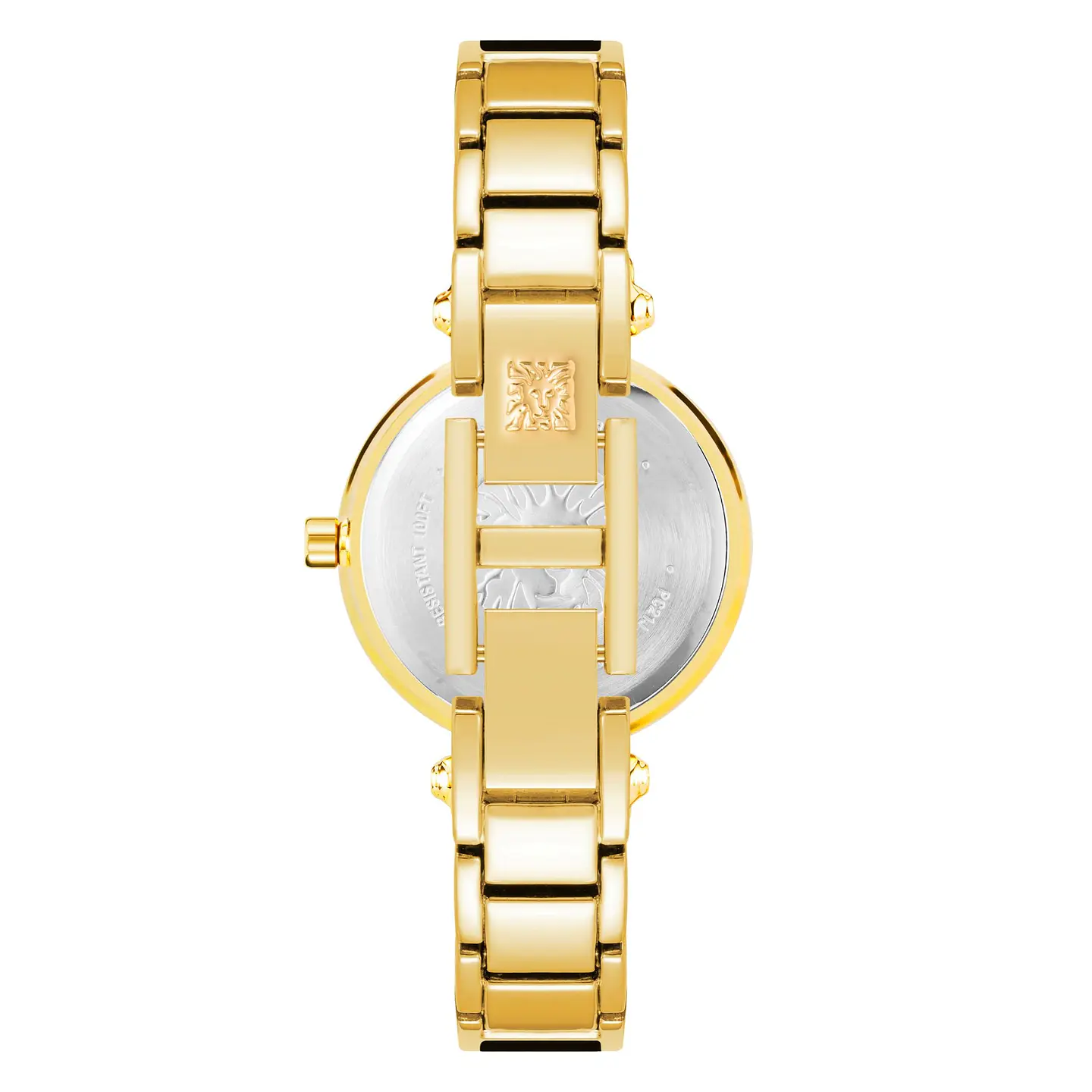 Reloj Mujer Negro Dorado Anne Klein Diamond 2