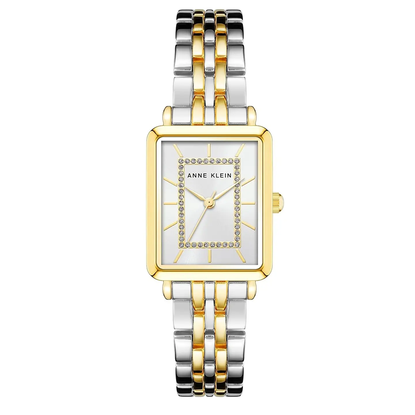 Reloj Mujer Rectangular Bicolor Anne Klein AK/3761SVTT 1
