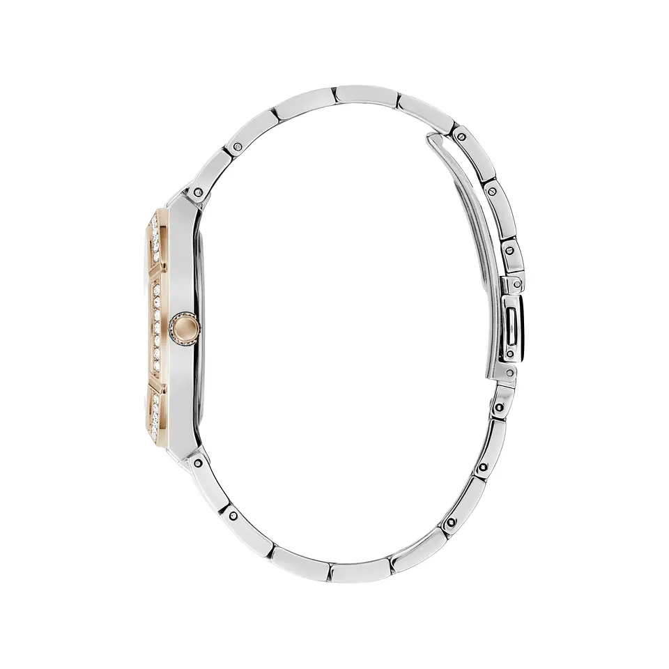Reloj Mujer GUESS Cosmo GW0033L9 Bicolor Plateado y Oro Rosa 2