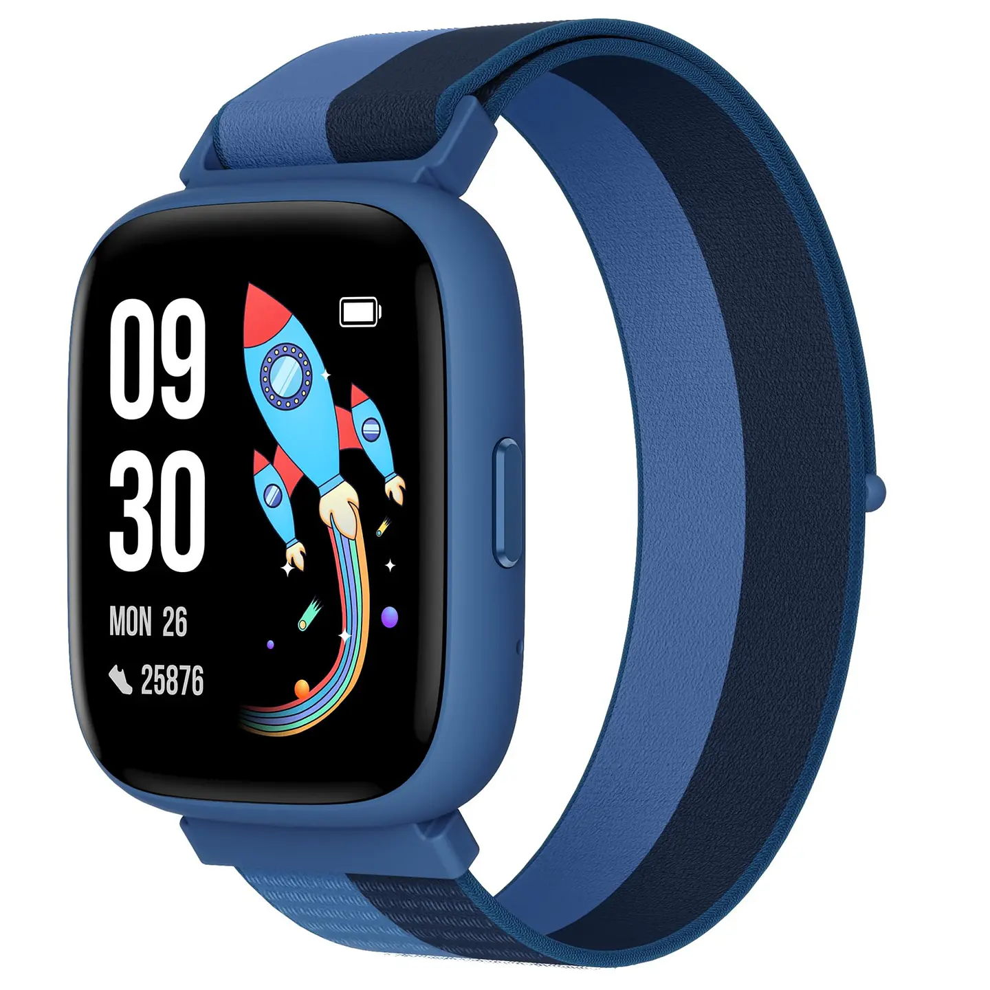 Reloj Infantil BIGGERFIVE BRAVE 2 BW02 Azul con Correa de Nylon 1