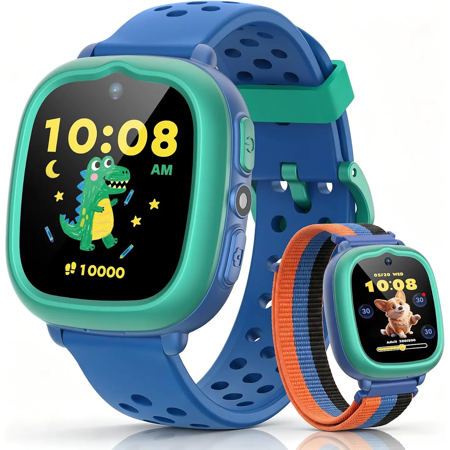 Reloj Inteligente Niños ENOMIR Spark Azul con Cámara, Juegos y Podómetro 1