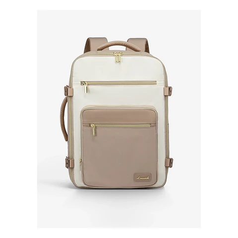 Morral de Viaje LOVEVOOK 4319 40L Crema Khaki con 3 Organizadores