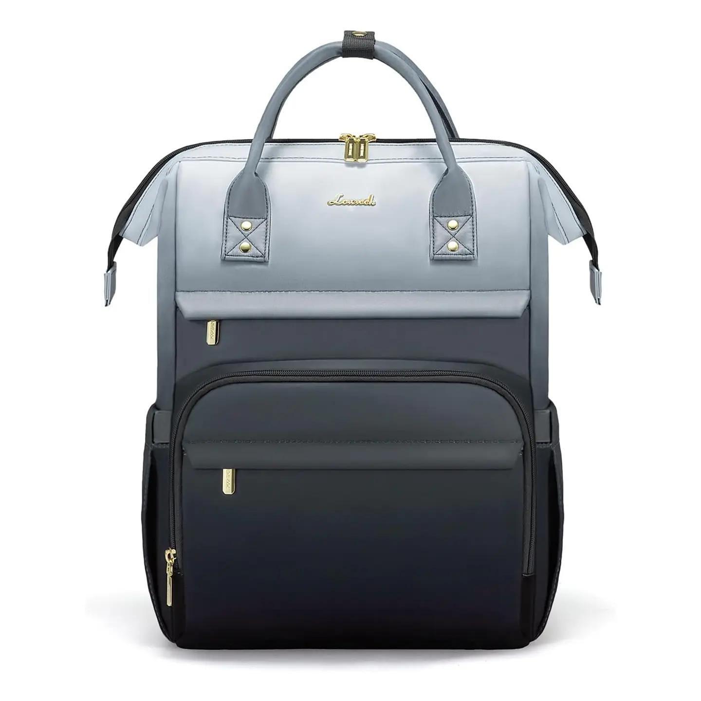 Morral LOVEVOOK Degradado Gris Negro para Laptop 15.6 pulgadas 1