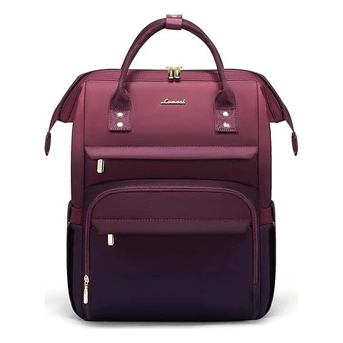 Morral LOVEVOOK Degradado Granate Morado para Laptop 15.6 pulgadas