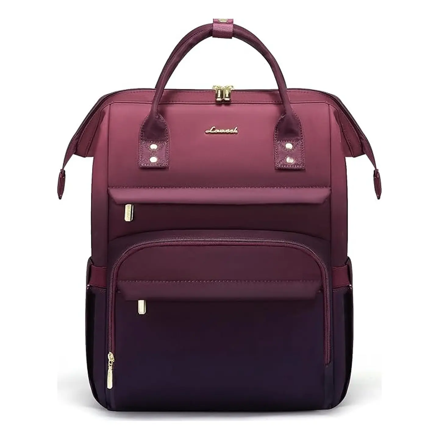 Morral LOVEVOOK Degradado Granate Morado para Laptop 15.6 pulgadas 1