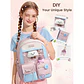 Morral Escolar LOVEVOOK 5583 Rosa y Azul Cielo para Laptop 15.6 pulgadas - Miniatura 4