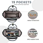 Morral LOVEVOOK Degradado Gris Negro para Laptop 15.6 pulgadas - Miniatura 4