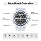 Reloj Deportivo PINDOWS Transparente Negro Analógico Digital - Miniatura 2