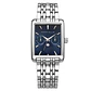 Reloj Perry Ellis PEM0002SL Fase Lunar Rectangular Plateado Azul - Miniatura 1