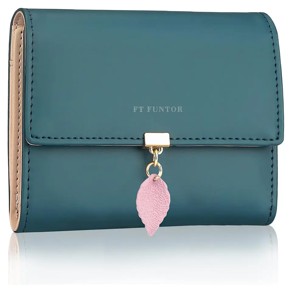 Billetera FT FUNTOR RFID con Hoja - Colores Clásicos 1